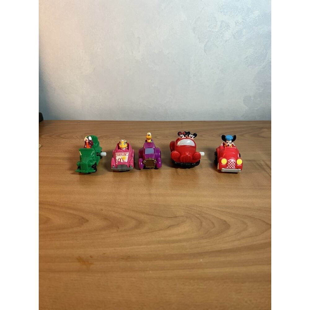 Lot Of 5 Vintage Disney Cars Mickey Minnie Goofy Daisy